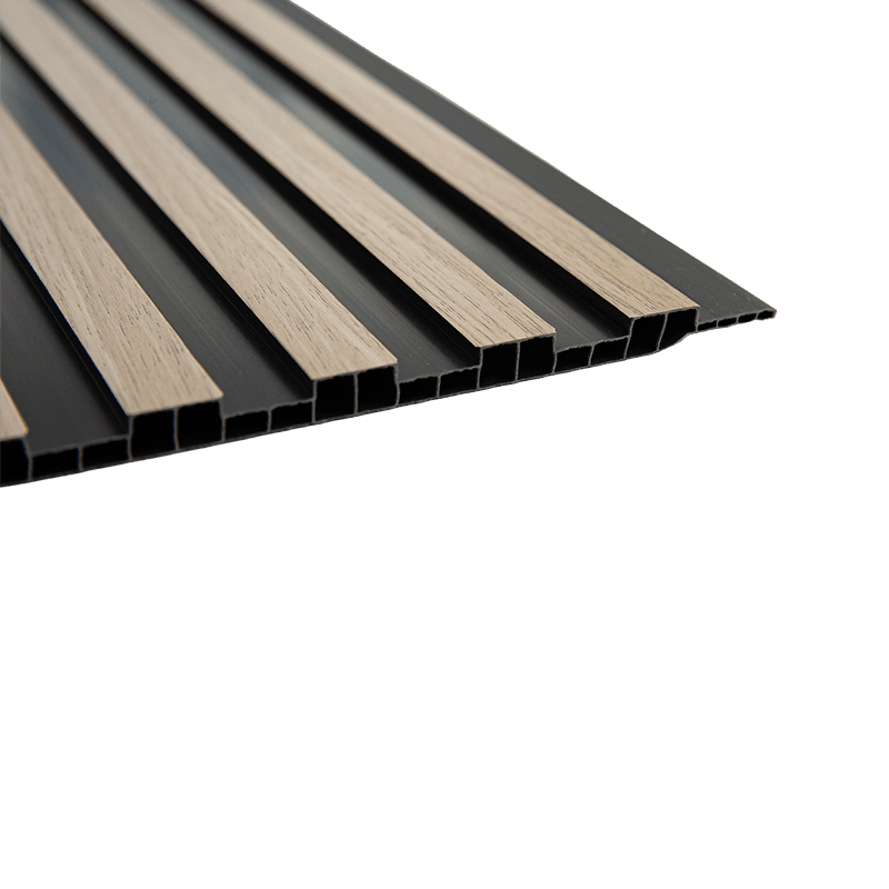 ألواح PVC مقاس 300*10 مم للسقف - فجوات سوداء ألواح PVC مقاس 300*10 مم للسقف - فجوات سوداء